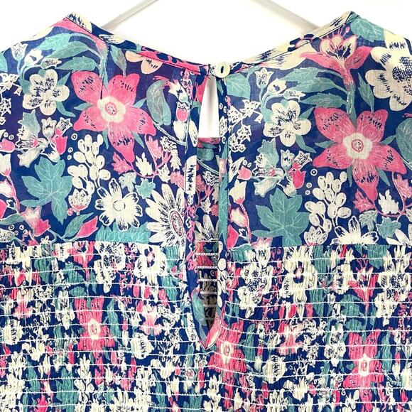 Banjanan Iris Smocked Floral-Print Maxi Dress - Picture 9 of 12